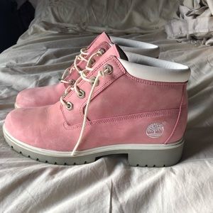 Pink Timberlands